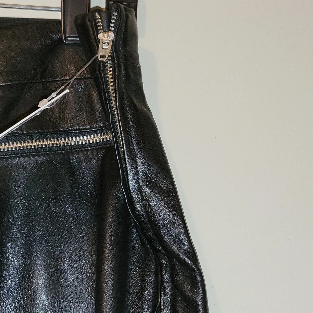 Ellos Genuine Leather Pants size 16 - Picture 5 of 5